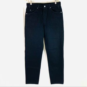 Levi’s Vintage 550 Orange Tab Black Denim Relaxed Fit W33 L34 80s